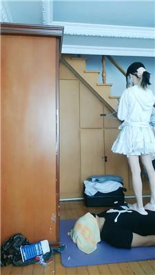 【桉】拖鞋白袜全体重踩踏 bf44234