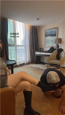 【黛帝】车模S-跪舔原味黑棉袜玉足 JS240924-9