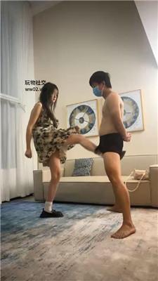 【乔依】皮鞋白袜连环踢裆 bf46098